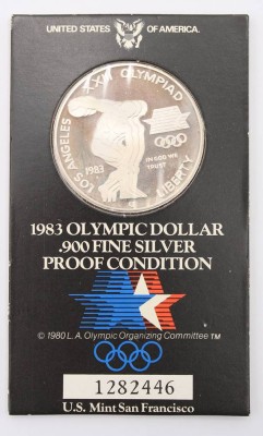 Auktion 363<br>US Silver Dollar 1983, neu in Blister [1]