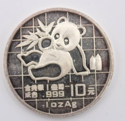 Auktion 363<br>10 Yüan Panda 1989, China. ca. 31 gr [1]