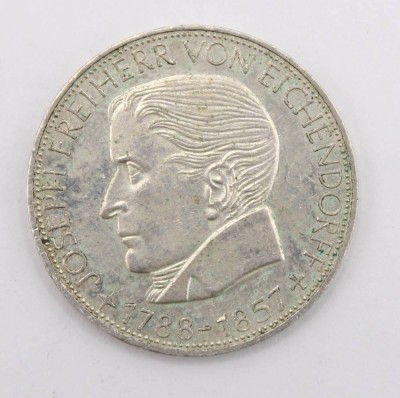 Auktion 363<br>5 DM 1957, Freiherr von Eichendorff [1]