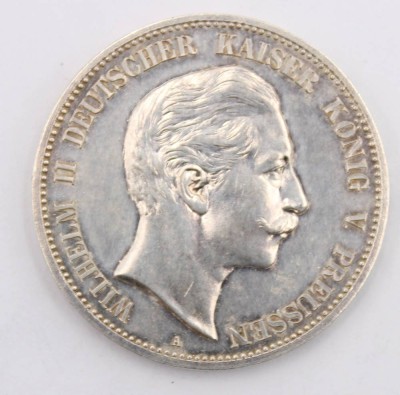 Auktion 363<br>5 Mark, Preussen 1888, Wilhelm II [1]