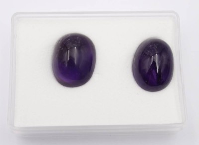 Auktion 363<br>2x Amethyst Cabochons, ca. 109 Karat [1]