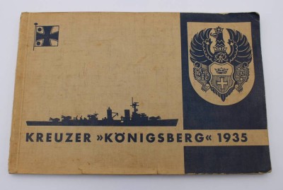 Auktion 363<br>Bildband, Kreuzer Königsberg 1935, Altersspuren [1]