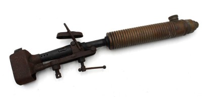 Auktion 363<br>alter Lötkolben, G.Barthel, Altersspuren, Funktion nicht geprüft, L-46cm [1]