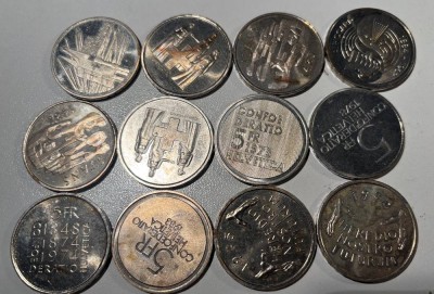 Auktion 363<br>24x 5 Franken Münzen, Helvetia, hpts. 60-80-er Jahre [1]