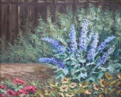 Auktion 363<br>Fredo BLEY (1929-2010), Blumen, Öl/Hartfaser, gerahmt, RG 41 x 57,5cm [1]