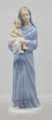 Auktion 363<br>Figur, Maria mit Kind, Gräfenthal, ca. H-23cm [1]