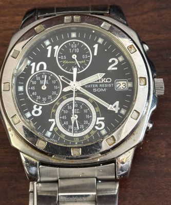 Auktion 363<br>Seiko Chronograph, Quartz, Werk läuft [1]