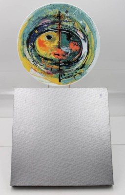 Auktion 368<br>Künstlerteller, Rosenthal, Hans Prähofer, D-30,5cm OVP [1]