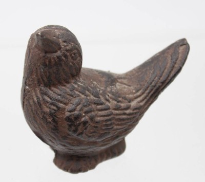 Auktion 363<br>Vogelfigur, Gusseisen, ca. H-7,5cm [1]