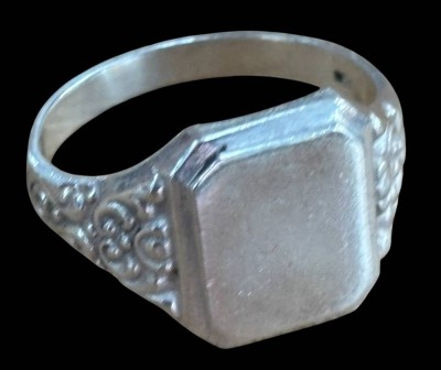 Auktion 363<br>Silber-835- Siegelring, RG 67, 6,3 gr [1]