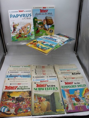Auktion 363<br>38 Ausgaben, Asterix & Obelix, einige älter, 2-3 Ausgaben doppelt, Gebrauchsspuren [1]