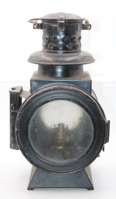 Auktion 363<br>Osmeka-Eisenbahnlampe, älter, H-45cm [1]