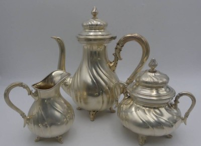 Auktion 363<br>versilberter gr. Kaffeekern 