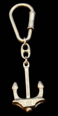 Auktion 364<br>Schlüsselanhänger mit massiven Anker, Silber geprüft, 23,7 gr, L-ca. 10,5 cm [1]