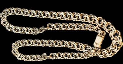 Auktion 364<br>Silber Halskette-830-, L-45 cm, 26 gr. [1]