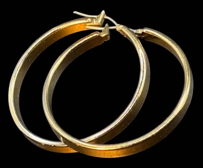 Auktion 364<br>Paar grosse Creolen, Double, D-4 cm, 14,1 gr. [1]