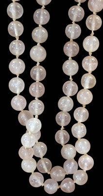 Auktion 364<br>kurze Rosenquartz Halskette, endlos, L-66 cm [1]