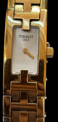 Auktion 364<br>Vintage Tissot 1853 Damen Rechteck Quartz Uhr, Werk läuft, leichte Tragespuren [1]