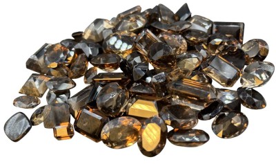 Auktion 364<br>gr. Lot Schmucksteine,  braun,Topase/Rauchquartz oder ähnliches?? ca. 200 carat, einzelne grosse bis 10 ct [1]