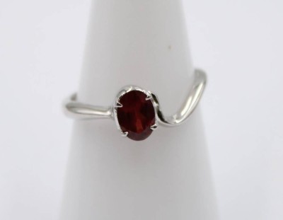 Auktion 364<br>925er Silber-Ring mit Granat, 2,3gr., RG 54 [1]