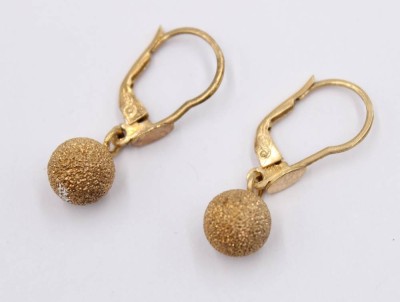 Auktion 364<br>Paar Ohrhänger, 925er Silber vergoldet, 2,7gr., L-3cm [1]