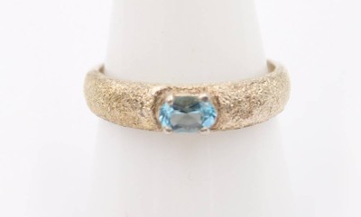 Auktion 364<br>925er Silber-Ring, Milor, Blautops, 3,4gr., RG 60 [1]