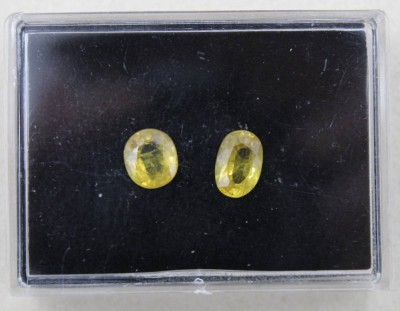 Auktion 364<br>2x gelbe Saphire, 3,32ct [1]