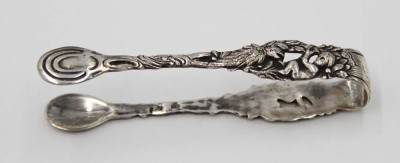 Auktion 364<br>Zuckerzange, 800er Silber, Puttodarstellung, 21,3gr., L-10cm [1]
