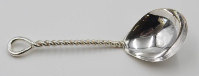 Auktion 364<br>Schöpflöffel o.ä., 925er Silber, 75,7gr., L-18,5cm [1]