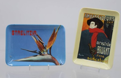 Auktion 364<br>2x Ablageschalen, Kunststoff, ca. 15 x 10,3cm [1]