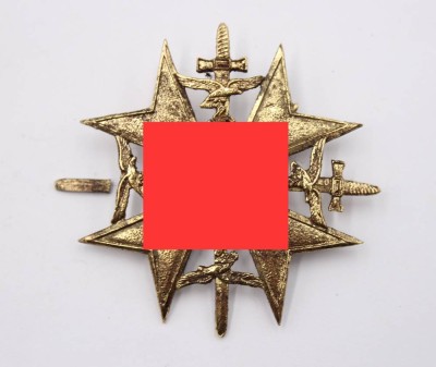 Auktion 364<br>Replik, Spanien-Kreuz mit Schwertern, beschädigt [1]