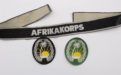 Auktion 364<br>Repliken Afrika-Korps Stoffabzeichen [1]