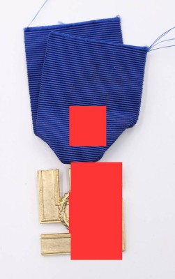 Auktion 364<br>Replik, SS- Treueabzeichen in Gold [1]