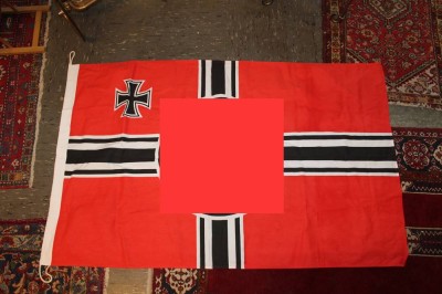 Auktion 364<br>Replik einer gr. Fahne aus dem 3. Reich, ca. 152 x 91,5cm [1]