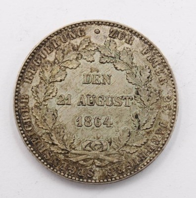 Auktion 364<br>Nassau Taler  1864, Joseph zu Nassau, (105), zum 25.ten Jubiläum der Reichsgründung [1]
