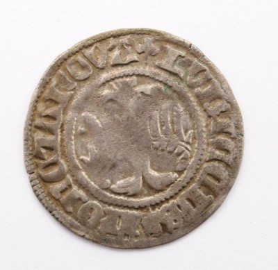 Auktion 364<br>antike Silbermünze?? D-2,5 cm, 2,3 gr. [1]