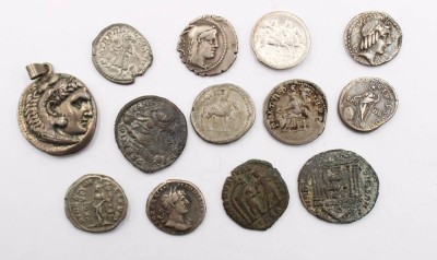 Auktion 364<br>13x div. römische Münzen, Silber/Bronze etc., Kaiserzeit [1]