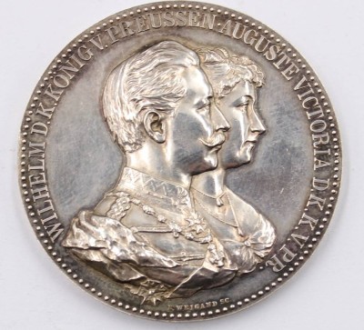 Auktion 364<br>gr. Silbermedaille 