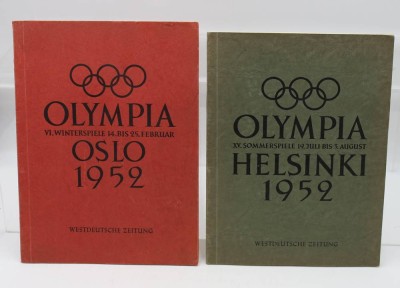 Auktion 364<br>2x Sammelalben, Olympia 1952, kompl. [1]