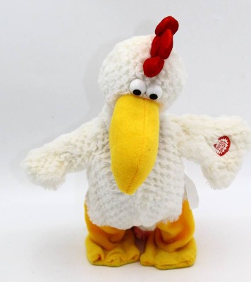 Auktion 364<br>Moorhuhn Ervin mit Batteriewerk, läuft, schreit, gackert und macht Musik, H-30 cm [1]