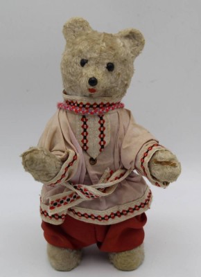 Auktion 364<br>russischer Tanzbär, Schlüsselwerk läuft, H-23 cm [1]