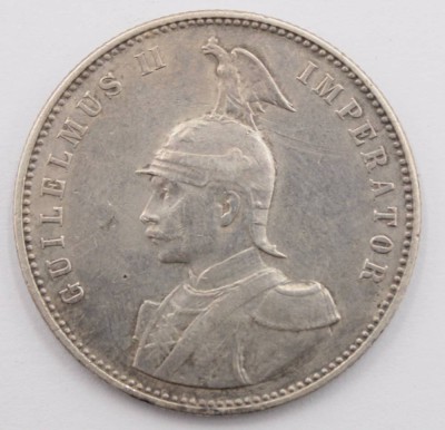 Auktion 364<br>Deutsch-Ostafrika 1 Rupie 1907 J Wilhelm II. (57) [1]