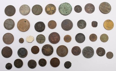Auktion 364<br>40 Kleinmünzen, wohl alles Deutsche Länder, hpts. 19.Jhd., [1]
