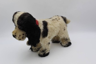 Auktion 364<br>STEIFF Hund, Cocker Spaniel, H-25cm, L-35cm, K+F [1]