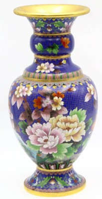 Auktion 364<br>Vintage Cloisonne Vase, H-31cm [1]