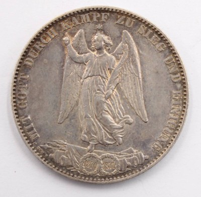 Auktion 364<br>Württemberg Taler 1871 König Karl Siegestaler, [1]