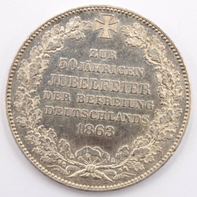 Auktion 364<br>Bremen 1 Taler Gold 1863,, Silber [1]