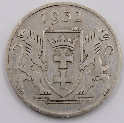 Auktion 364<br>5 Gulden 1932, Danzig, Silber (8) [1]