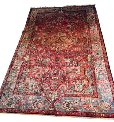 Auktion 364<br>alter Perser-Läufer, Gebrauchsspuren, ca. 200x120 cm [1]