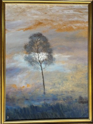 Auktion 364<br>Heinz Dodenhoff (1889-1981), Landschaft, Öl/Hartfaser, RG 82 x 61 cm, reinig. bed. [1]